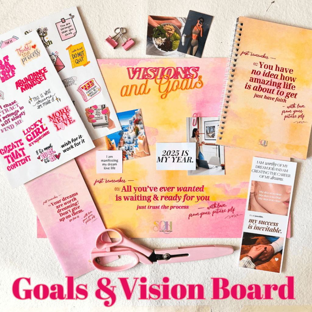 Goals and Visions Board - Complete Kit - Project Sunny Side Up